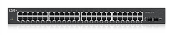 Zyxel GS1900-48HP v2 48-puertos GbE L2 Smart Switch 170 Watt montaje en rack. Soporta IPv6 VLAN. No gestionable via