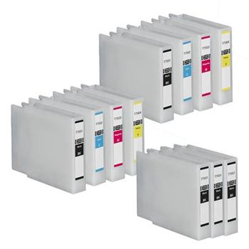 Compatible Multipack Epson WorkForce Pro WF-8590DWF Printer Ink Cartridges (11 Pack) -C13T755140