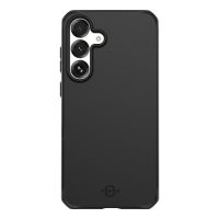 funda para movil mobilis cover case negro reciclada antibacteriana para galaxy s25 fe