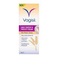 vagisil daily soothe  protect cream with prebiotic oatmeal
