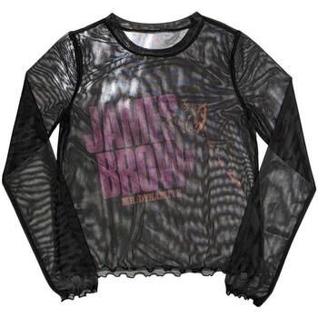 James Brown Camiseta manga larga Mr Dynamite para mujer