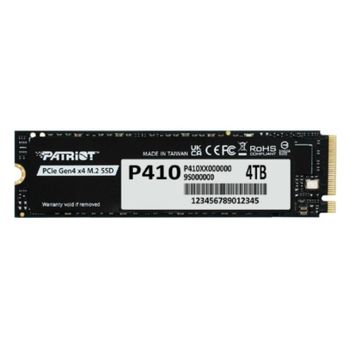 Disco Duro Patriot P410 4TB M.2 SSD NVMe PCIe 4.0 5000MB/s 4500MB/s