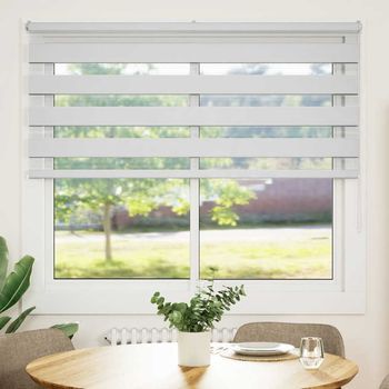 Estor Cebra | Persiana Cebra Blanco 160x150 Cm Tejido Ancho 155,9 Cm Poliéster
