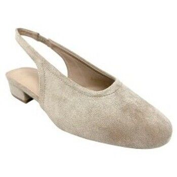 Bienve Bailarinas Zapato señora s-5638 beig para mujer