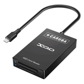 Lector de tarjetas Caruba SD XQD USB-C LED compatible Windows Mac