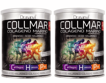 Drasanvi Collmar Colágeno Marino Hidrolizado con Magnesio Vainilla 2x300 gr