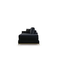 sofa 4 plazas line con mesa oro negro