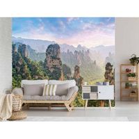 fotomural vinilo vistas entre montanas 600 x 300 cm