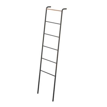 Escalera toallero con 6 barras - h160 cm - negro