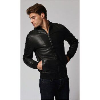 Le Temps des Cerises Cazadora de cuero Chaquetas Abrigos-HOMBRES para mujer
