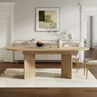 mesa de comedor extensible - mueble de comedor - mdf - roble 120160x80x755cm