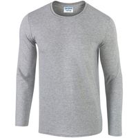 gildan camiseta manga larga softstyle para hombre