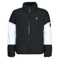 calvin klein jeans abrigo de plumas non-down colorblock puffer para hombre
