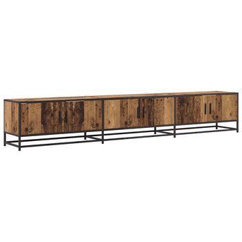 Unidades De Tv 2 Uds | Mueble De Salón | Gabinete De Tv Madera Vieja 240 X 35 X 41 Cm