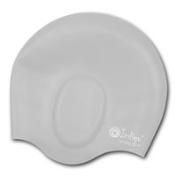 gorro de natacion con proteccion de oido de silicona impermeable indigo