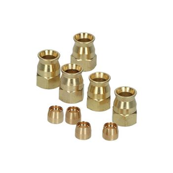 Tuerca de racor para latiguillo de freno Allegri kit completo 5pc oro