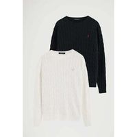 polo club jersey pack 2 - rigby go cable u cotton vo n-e para hombre