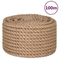 cuerda 100 yute 20 mm 100 m vidaxl