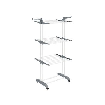Tendedero Plegable, Blanco / 4 Niveles (173A cm)