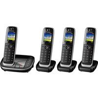 panasonic kx-tgj424eb cordless phone - quad handsets