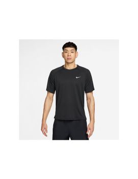 Camiseta de Fitness Nike Df Hyverse Ss Top Hombre Negro/Gris