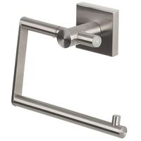 dispensador de papel higienico spirella de metal en color cromado mate 14 cm