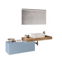composicion bano 4 piezas venere roble mielazul cielo tiffany en mdf