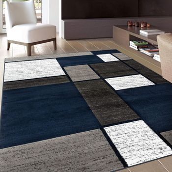 Alfombra Geométrica Contemporánea Moderna - Armada