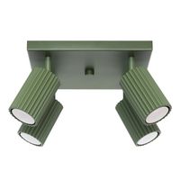 plafon moto verde 4 luces