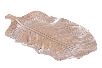Bandeja natural de resina 29x16x3cm