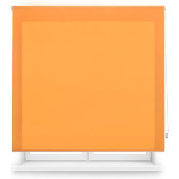 Estor Enrollable Translúcido A Medida - Estor Enrollable Tamaño 75x175 - Estor Color Naranja | Blindecor