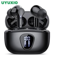auriculares inalambricos bt53 auriculares estereo hifi con microfono con cancelacion de ruido enc pantalla led de 48h auriculares impermeables ip7