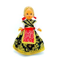 muneca regional zamorana folk artesania original coleccion 35 cmvestido tipico zamora fabricada en espana