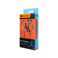 sport earphones with microphone blue