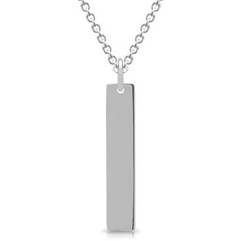 Cadena con colgante alargado plata 925