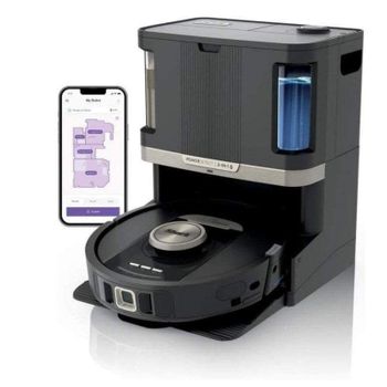 Robot Aspirador y Fregasuelos Shark PowerDetect NeverTouch Pro 2-in-1 con Autovaciado Navegación LiDAR 650 W Control por voz