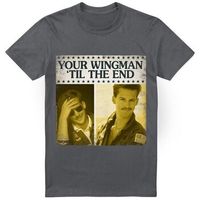 top gun camiseta til the end para hombre