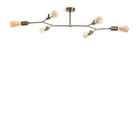 lampara de techo sparrow-1241 oro cobrizo metal 95x48x20 cm