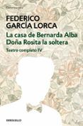 teatro completo t iv dona rosita la soltera o el lenguaje de las f