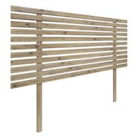 cabecero de madera reciclada dm estilo japones con patas 110x115cm camas 110 - roble