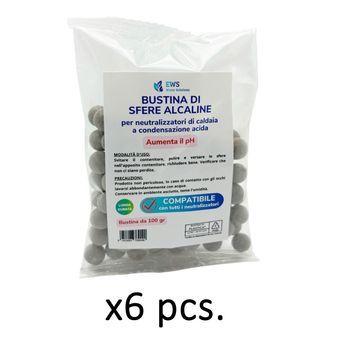 Recambio De Perlas Alcalinas 100 G Pack De 6 Bolsitas Mkrnc35 100 G Cada Una Aumenta El Ph Del Agua