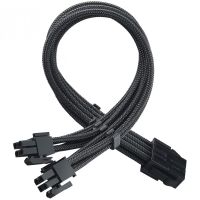 silverstone pp07e-eps8b cable extensor de alimentacion flexible eps 8 pin a epsatx 44 pin 30cm negro