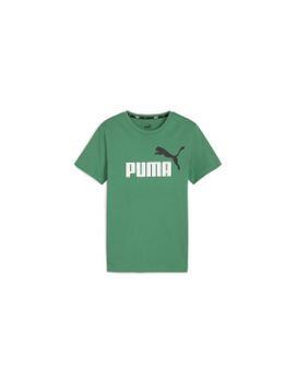 Camiseta Puma Essentials+ 2 Col Archive Verde Infantil