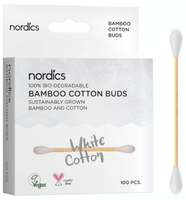 nordics bastoncillos bambu y algodon biodegradables 100 uds