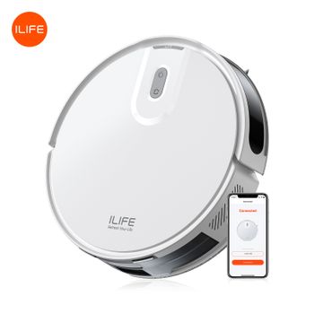 Aspiradora robot ILIFE V20, succión de 5000 Pa, navegación inteligente SOF LiDAR, control por aplicación, limpieza personalizable, autorecargable