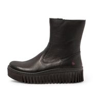 art para mujer 115311201003001 botines de piel 1531 brighton negro 36 3 a 5cm cordones cremallera casual
