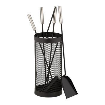 Juego De Chimenea De 5 Piezas En Cubo