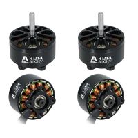 falshhobby arthur 4214 350kv 4-12s motor sin escobillas de alta potencia eje de 6 mm para drones de carreras rc de brico