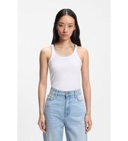 boss para mujer 50554664 camiseta epetite blanco m casual algodon sin mangas  tirantes