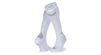 Calcetines bv sport run compression blancogris